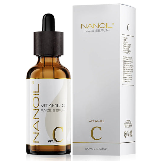 Nanoil Vitamin C Face Serum 50ml - Brightening Illuminating & Rejuvenating Face Serum with Vitamin C