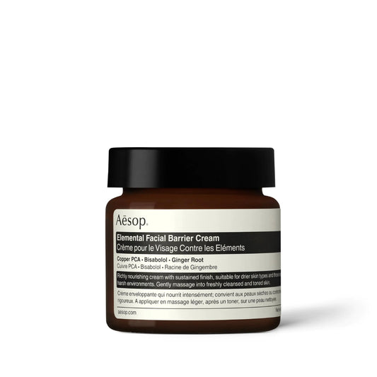 Aesop Elemental Facial Barrier Cream | Intensely Nourishing Richly Emollient Hydrator | Conditions and Sooths the Skins Barrier | 2.0 oz